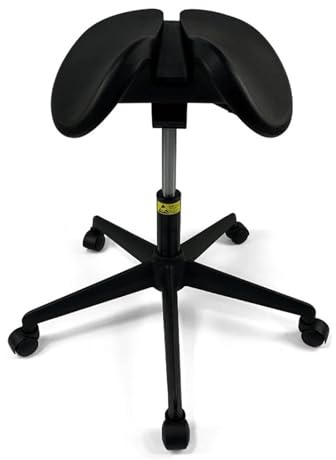 Taburete giratorio ergonómico ajustable para dental, laboratorio, oficina y salón de belleza - Solución de confort rodante