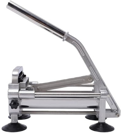 Hidyliu Tagliapatate Affettatrice Professionale in Acciaio Inossidabile per Patate Fritte per Uso Domestico e Commerciale, 8 Accessori