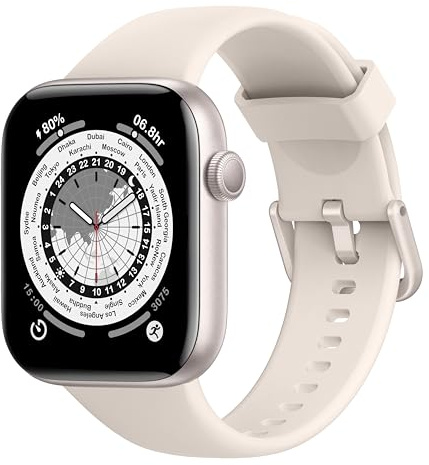 Smart Watch for Men Women Answer/Make Call, 1.85 Smartwatch, Fitness Watch with Heart Rate Blood Pressure Sleep Monitor, 140+Sports, IP68 Waterproof Step Counter Watch Compatible with Android IOS