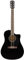 Fender CD-60SCE Dreadnought Elektroakustikgitarre, Hochwertige Westerngitarre mit Cutaway, Ideal für Bühne und Studio, Inklusive virtueller Kurse auf Fender Play, Schwarz