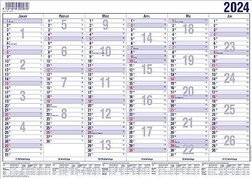 GÜSS Tafelkalender DIN A5 Format 20x15 cm