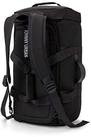 Johnny Urban Reiserucksack und Tasche Herren & Damen Schwarz - Colin - 3-in-1 Reisetasche mit Rucksackfunktion - Weekender Duffle Bag & Rucksack - Reisen & Sport - 46L - Wasserabweisend