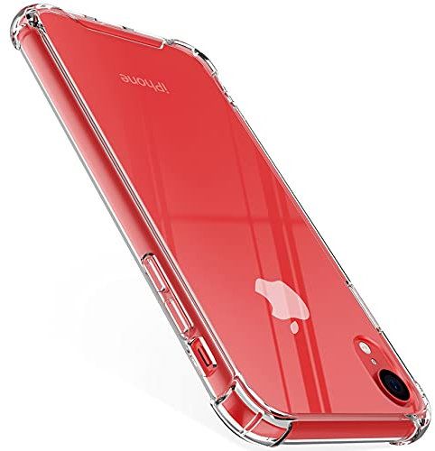 4youquality iPhone XR Case, Advanced Drop Protection and Four-Cornered Air Cushion Shockproof Bumper Case Cover for iPhone XR (HD Clear)