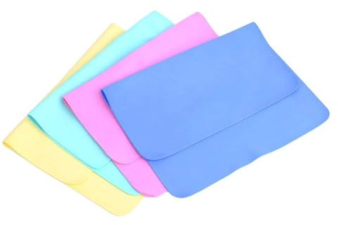 HUI JIN Lot de 6 serviettes de toilette multi-usages en PVA imitation chamois absorbantes pour voiture - 30 x 40 cm
