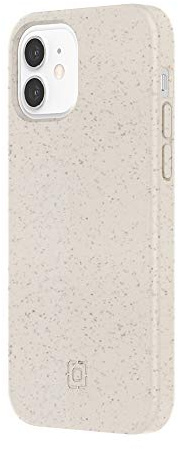 Incipio Organicore Case Compatible with iPhone 12/12 Pro (6.1 Inches) [Compostable & Plant-Based Materials] I 2.4 m Drop Resistant I Qi Compatible Cover I Shockproof Mobile Phone Case Beige