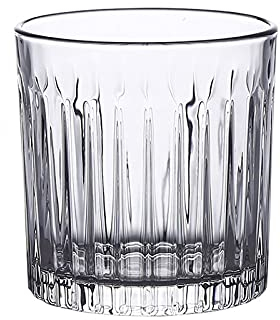 Vasos Vidrio de cóctel de rayas de estilo japonés, Lasses Retro Spiritgo, Bar Classic Special Whisky Glass, Vodka Scotch, Ron, Gin, Cognac Vasos de agua Vaso de barra (Color : Clear)