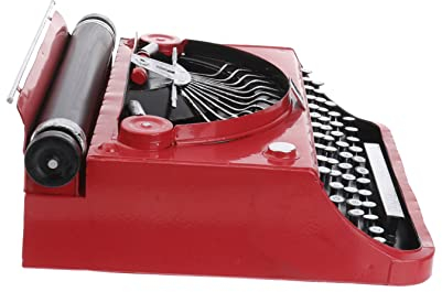Veemoon Retro-Schreibmaschine Aus Eisen Vintage-Manual Wohnzimmer-Dekoration Schlafzimmer-Accessoire Büropiece Bar-Display Weinschrank-Ornament Tv-Stand-Kunstwerk