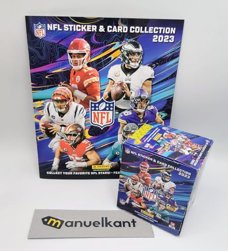 NFL 2023 album vuoto + box 50 bustine figurine