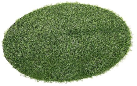CORHAD Kunstrasenfliese Grün 27.6x27.6 Zoll Wetterfestes Platzset für Gartendeko und Außentisch Verwendung