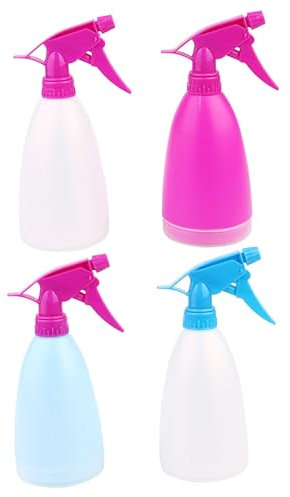 PLAFOPE 4stücke Wiederverwendbare Sprühflasche Mit Zerstäuber Feiner Nebel Sprüher Für Friseur-sprühflasche Robustes Kunststoff-design Für Heimgebrauch Und Salon