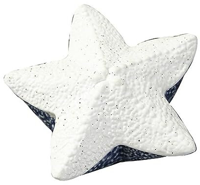 DEARMAMY Boîte À Bijoux Inspirée De Locéan Organiseur De Voyage En Céramique Pour Colliers Et Boucles Doreilles En Porcelaine Sûre