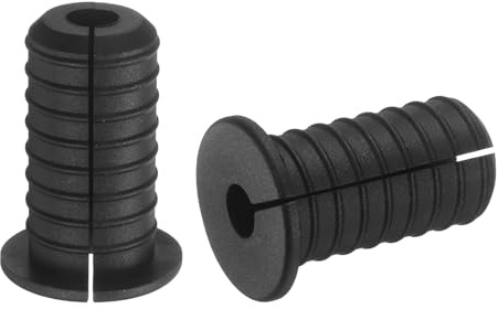 sourcing map Wall Grommets 3/4 Inch 19mm Silicone Anti-Slip Black 2 Pcs | Wall Pass Through Cable Bushing,Feed,Through Grommets,Ethernet Cable Routing Kit