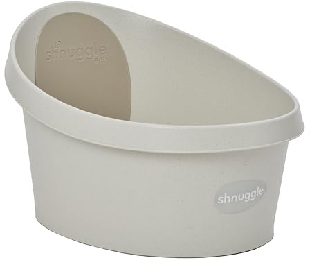 Shnuggle ECO Kleinkind-Badewanne | Größerer Badesitz für größere Kinder beim Baden | Inklusive warmer und weicher Schaumstoff-Rückenlehne | griffige Anti-Rutsch-Oberfläche | inklusive Easy Drain