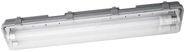 Osram Submarine LED-Feuchtraumleuchte, 2x7W, neutralweiß 4000K, 1300lm, IP65, staub- und spritzwassergeschützt, für Keller und Garagen