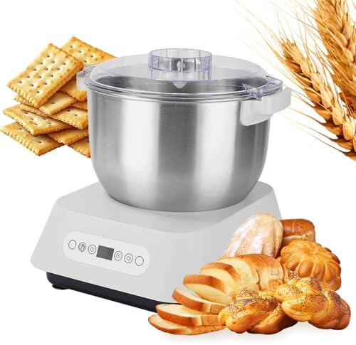 7L Dough Mixer – Stainless Steel Electric Dough Maker with Ferment Function, Automatic Kneading Machine with Thermostatic Proofing & Intelligent Timer – Large Capacity Stand Mixer for Home Baking