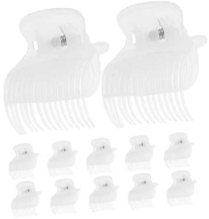 VILLFUL 12 pièces Pinces à Chaud pour Cheveux Clips Chauffants Isolation Thermique Accessoires Coiffure pour Femmes et Filles Protection contre la Chaleur et Fixation Facile pour