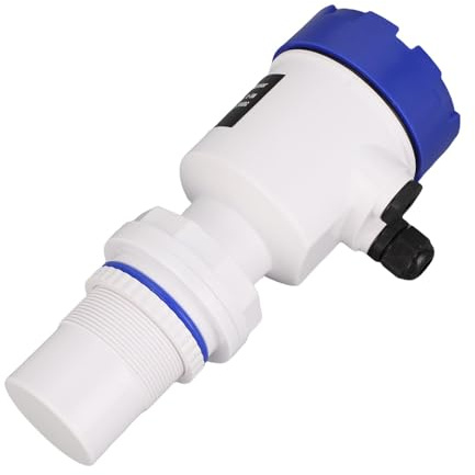 Fafeicy Sensore di Livello del Liquido Ad Ultrasuoni, Trasmettitore dell'acqua con Grado di Protezione IP67 con Display a LED, Misurazione Accurata 0-16,4 Piedi per Applicazioni Industriali
