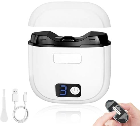 Electric Nail Clippers for Toenails Fingernail - 3 Speed Upgraded 3 in 1 Baby Nail Clippers with Display/LED Light, Rechargeable Automatic Electric Trimmer for Baby/Kids/Adults/Seniors Thick Nails