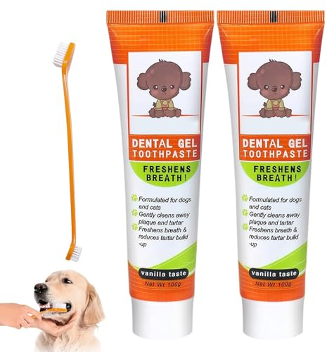 200g Set Higiene Dental Para Perros Pasta Dientes Perro Limpia Tu Boca Para Prevenir La Placa Y El Mal Aliento