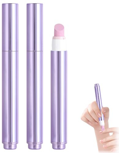 VRYNDH 3 Pezzi 3 in 1 Penna per cuticole unghie,Penna Rimuovere Cuticole Unghie con Ceramica Punta,Riparare Le Cuticoles Delle Unghie Secche e Danneggiate,Idratanti Rinforzanti Illuminanti