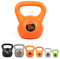 Phoenix Fitness RY971 Vinyl Kettlebell - Heavy Weight Kettle Bell for Strength and Cardio Training, Orange, 12KG