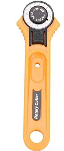 1pc 28mm Rotationsschneider Für Quilting Stoff Und Kunsthandwerk, Rollschneider, Schneiderei Zubehör, Stoff Cutter, Rotationsschneider Klingen