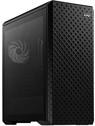 ADATA XPG DEFENDER PRO Mid-Tower PC Chassi, full storlek E-ATX-dimension med nät frontpaneldesign, ARGB-remsor belysning, avtagbart dammfilter, I/O USB 3.0-portar, svart