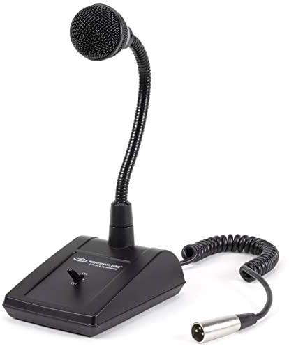 Pure Resonance Audio PTT1 Desktop Push to Talk Microphone