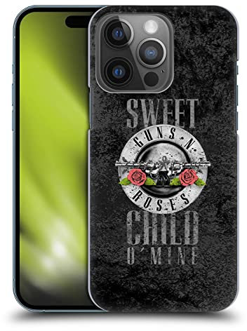 Head Case Designs Licenza Ufficiale Guns N' Roses Sweet Child O' Mine Vintage Custodia Cover Dura per Parte Posteriore Compatibile con Apple iPhone 14 PRO