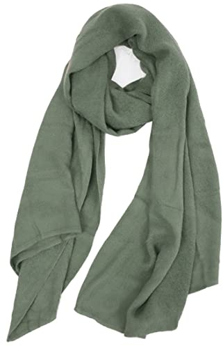 Van Der Rich ® - Schal Pashiminas Tücher Stolen - Damen (Uni-Khaki)
