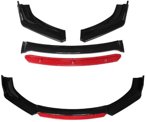 Shoze Car Front Bumper Lip Body Splitter Kit Vehicle Lower Front Spoiler Diffuser Body Protection for Car Protector Decorative