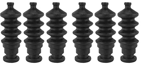 Kliplinc 6 x Push Rod Gummi Dichtung unten, Wasserdicht, Faltenbalg Modell 37 mm für RC-Modell-Zubehör