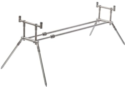 Prologic Stainless Steel 2 Rod Pod - Rodpod, Rutenauflage, Rutenhalter zum Karpfenangeln