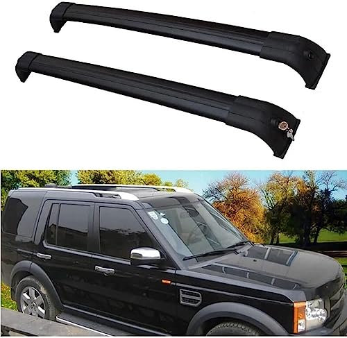 Dachträger Dachgepäckträger Für Land Rover Discovery 3 4 LR3 LR4 2003-2016, Aluminium Dachträger Querstangen Gepäckträger für Gepäck, Campingausrüstung, Fahrrad