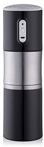 Molinillo de café con Recarga USB, Mini cafetera portátil, cafetera automática de Mano para el hogar, Oficina, Coche, Exterior (Color: Blanco) (Negro)