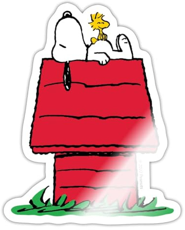 Peanuts Snoopy Woodstock Und Die Hundehütte Sticker Aufkleber