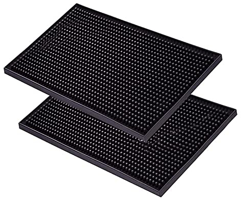 Tapis de Bar en PVC avec Isolation Thermique, Tapis de Séchage pour café, Bar, Restaurant, avec Base Antidérapante, Protège la Table des Taches et des Rayures