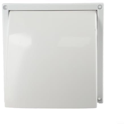 HOHOVYVY Lüftungsgitter 100mm,Außenwand-Abluftöffnung, Regendichter Dunstabzugshaube-Belüftungsauslass Mit Ventil(100)