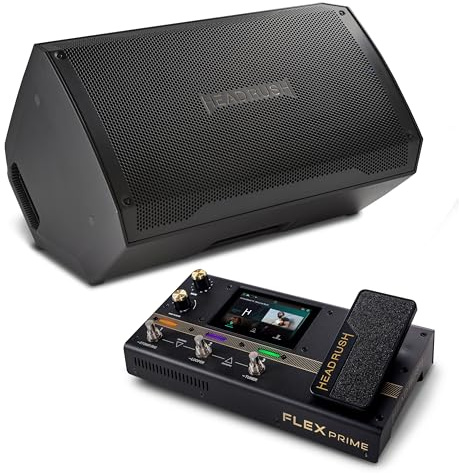 HeadRush Prime und FRFR112 MK2 - Gitarren & Vocal Multieffekt Pedal, Modelling-Prozessor und 12-inch 2500W E Gitarre & Bass Amp Bluetooth-Lautsprecher
