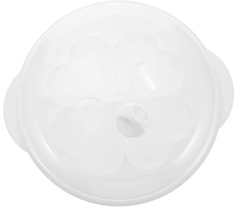 FONDOTIN Cocedor De Huevos Microondas Molde Para Escalfar Huevos Vaporera De Utensilio De Cocina Resistente y Práctico
