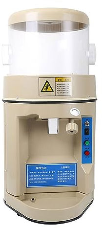 Macchina per ghiaccio tritato, Macchina for il Ghiaccio Tritato Automatica Commerciale/Casalinga, 440W Creatore di Coni di Neve da Tavolo con Struttura del Ghiaccio Regolabile, Tritaghiaccio for Ghiac