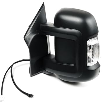 HZ-DESIGN Außenspiegel Seitenspiegel Spiegel Links Kurzer Arm elektisch konvex passend für Jumper Ducato Boxer