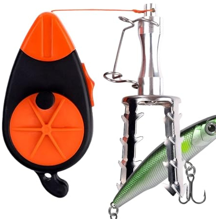 Fierudeng Décrocheur de Lignes de Pêche | Hameçon Leurres pour Pêche - Pince en Acier Inoxydable pour Leurres Bateau Camping Hommes Extérieur