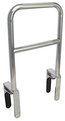 Behrend Badewannen-Einstieghilfe, Badewannengriff, Sicherheitsgriff, Chrom, H 43,5cm