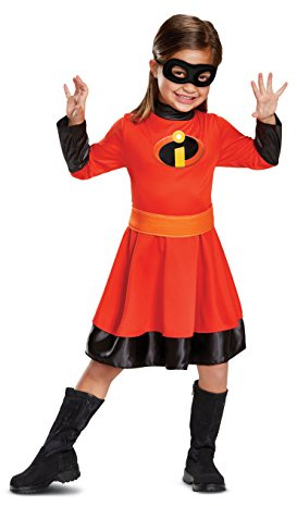 Disguise Violet Classic Toddler Child Costume, rojo, L/(4-6x)