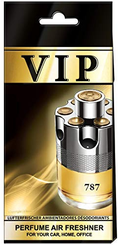 3x Désodorisants pour voiture Caribi VIP, parfum pour la maison et le bureau, senteur similaire à un parfum coûteux - N°787