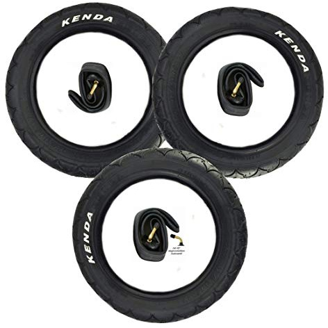 CBK-MS 3X 12.1/2 x1.75 x 2.1/4 = 47-203 12 Reifen + Schlauch mit 45° Winkel Autoventil Kinderwagen Roller Dreirad Laufrad Fahrrad Anhänger