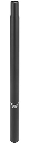 X AUTOHAUX 25.4x450mm Bicycle Seat Post Aluminum Alloy Black Universal
