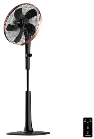 Cecotec Standventilator EnergySilence 1040 SmartExtreme. 16 mit 28 W und DC-Motor, 24 Geschwindigkeiten, 3 Modi, Oszillation, leise, höhenverstellbar, 10 Flügel und maximale Sicherheit