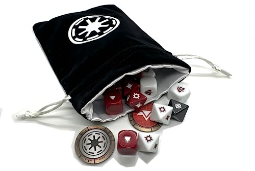 Prequel Inspired Dice Bag (Black, Galactic Republic)